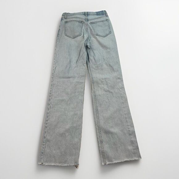 Abercrombie & Fitch 90’s Relaxed High Rise Jeans Womens Size 27/ 4 Long Wide Leg - Picture 3 of 10